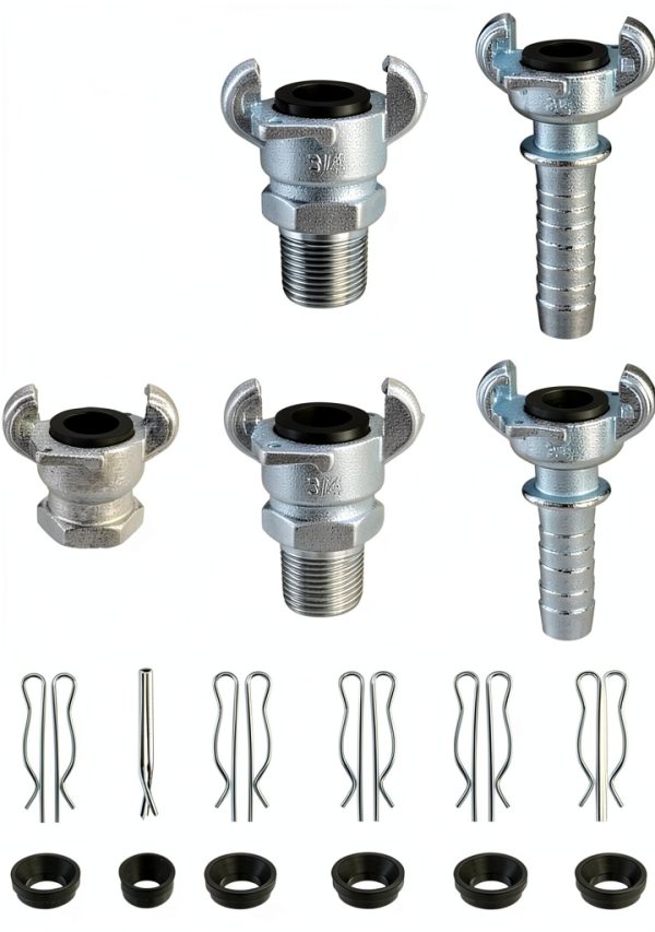 Venussar 3/4 NPT Hose Fittings Carbon Steel Quick Connect-0