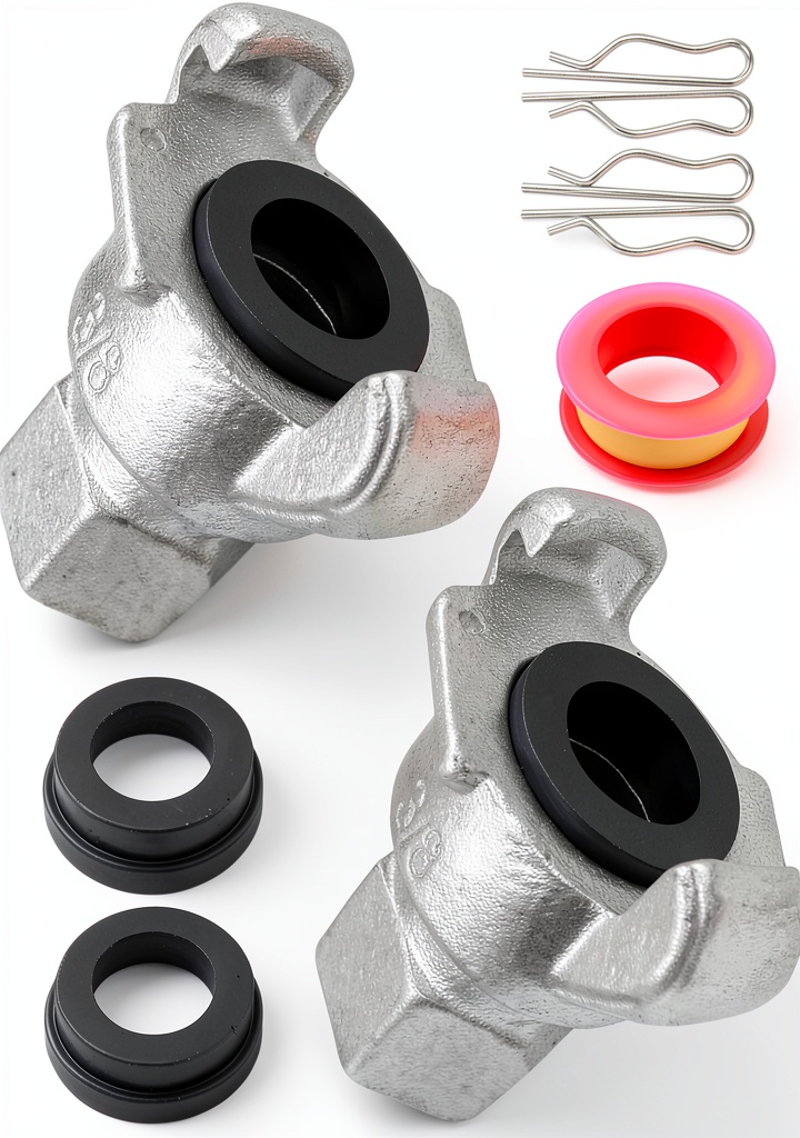 YouVbeen air hose fittings showing NPT thread design and metal construction