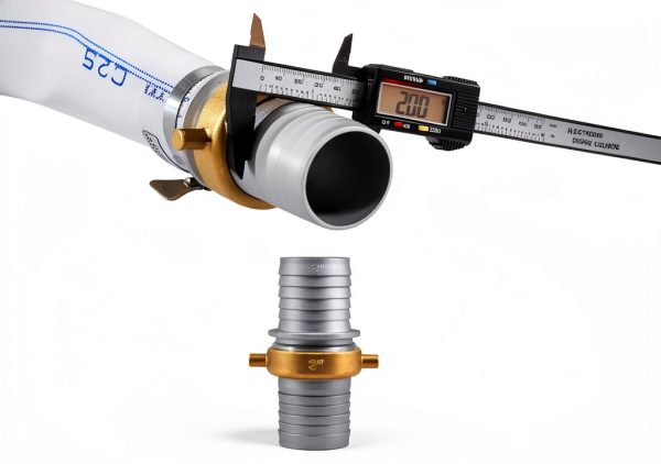 YeulYuuri Universal Hose Fitting Aluminum Brass 2 Inch Gray-5