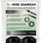 Hose Guardian Garden Hose Thread Protectors Black Plastic-0