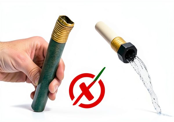Hose Guardian Garden Hose Thread Protectors Black Plastic-1
