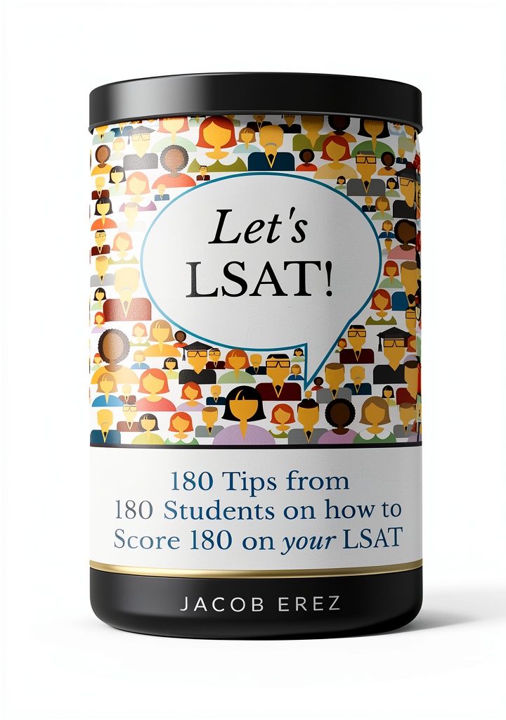 LSAT Test Guide Kindle edition open on a tablet