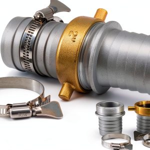 YeulYuuri Universal Hose Fitting Aluminum Brass 2 Inch Gray-0