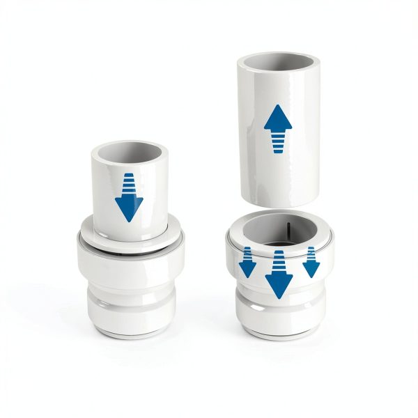 Plumb Pak Marvel Trap Adapter Plastic White 95IPK-4