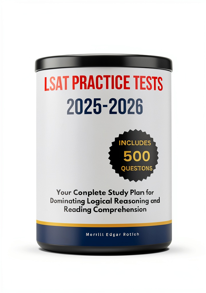 Installing Isohan Publishing Kindle Guide LSAT Test Prep on a wooden desk