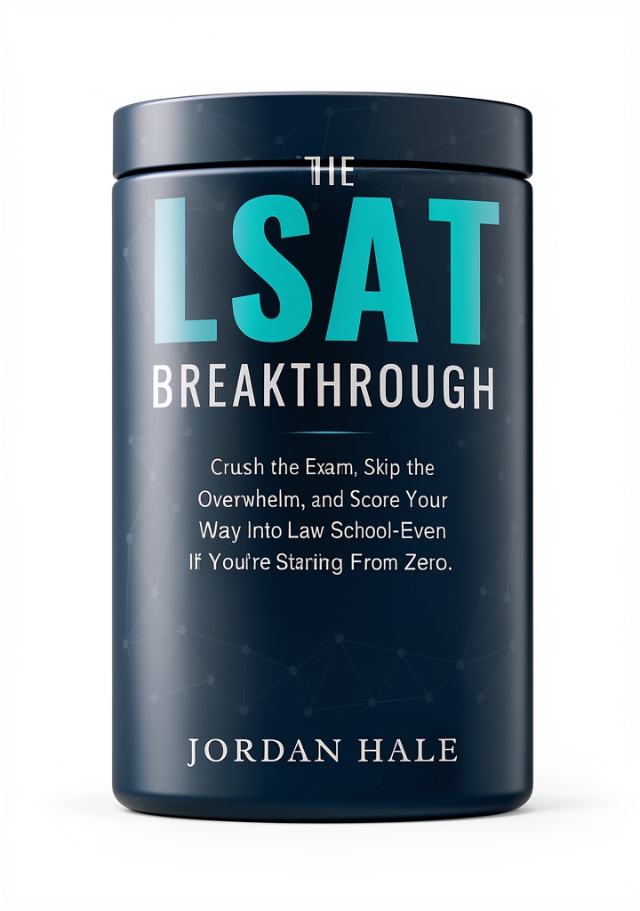 LSAT Guide eBook displayed on a tablet during study session