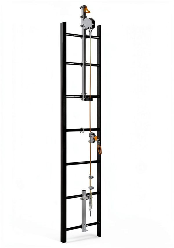 3M DBI-Sala Lad-Saf Cable Vertical Safety System 6118030, Galvanized Steel, 30 FT-0
