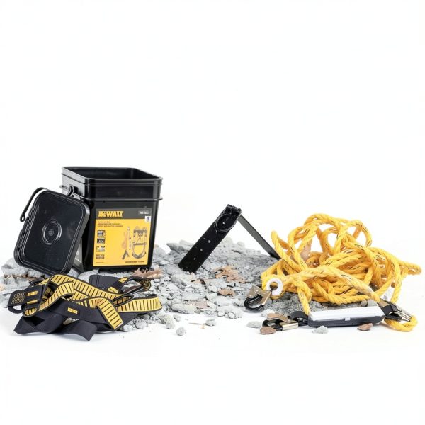 DEWALT Rooftop Safety Kit D1000 Harness with 50' Lifeline & Roof-2