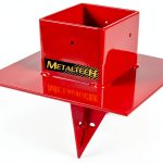 Guardian Fall Protection 2210 Pump Jack Anchor, for Use with 2 X 4 Double Wood Poles-0