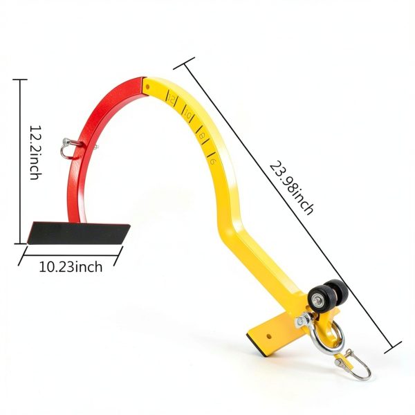 Roof Anchor 5,000 lb Roof Hook FMU LMD LWITDOG Red Yellow RA-001-2