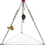 Confined Space Tripod Kit TROPOW 1200 lb Winch 49.2 ft Cable-0