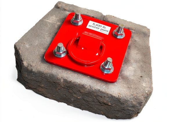 3M Protecta Pro Concrete D-Ring Anchorage Plate AJ720A Steel Anchor-0