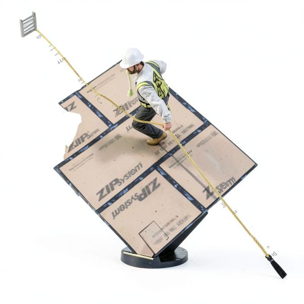 DEWALT Rooftop Safety Kit D1000 Harness with 50' Lifeline & Roof-4