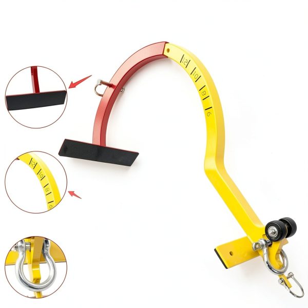 Roof Anchor 5,000 lb Roof Hook FMU LMD LWITDOG Red Yellow RA-001-1