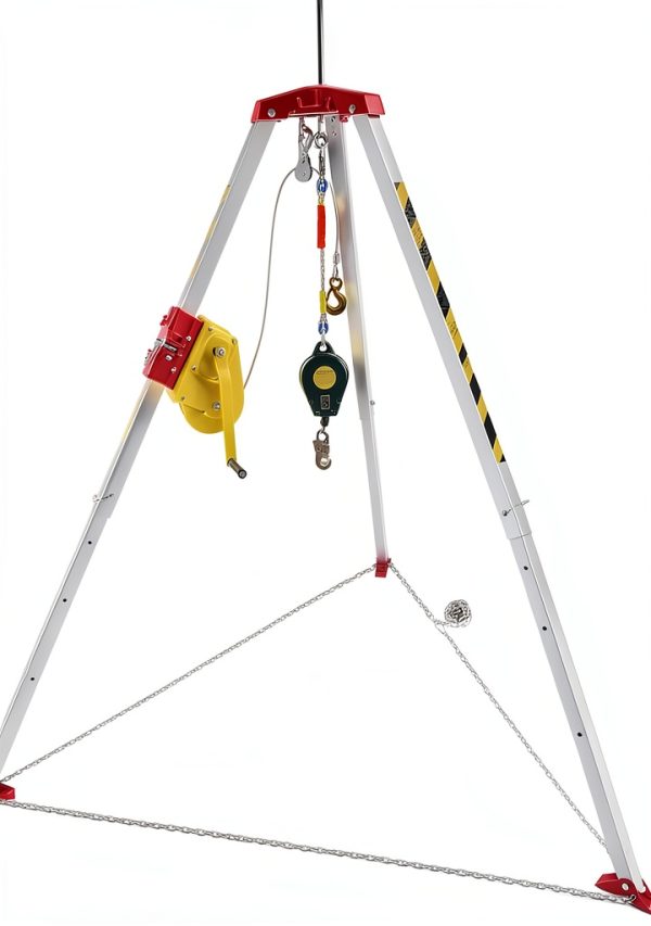Confined Space Tripod Kit AOLIU – 2600lb Winch, Adjustable 5.2‑8ft-0
