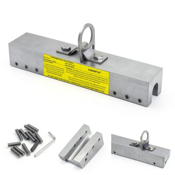 Standing Seam Roof Anchor CHENNTAI No Drill Aluminum Fall Protection-1