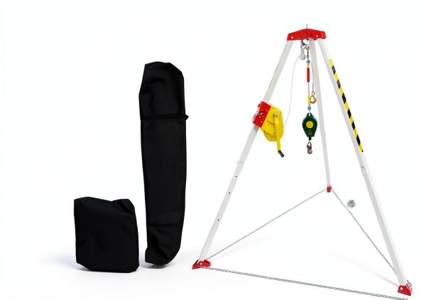 Confined Space Tripod Kit AOLIU – 2600lb Winch, Adjustable 5.2‑8ft-5