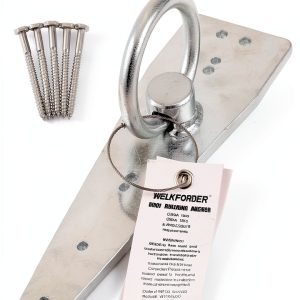 Bull Ring Roof Anchor WELKFORDER Zinc Plated Steel 50k lb-0