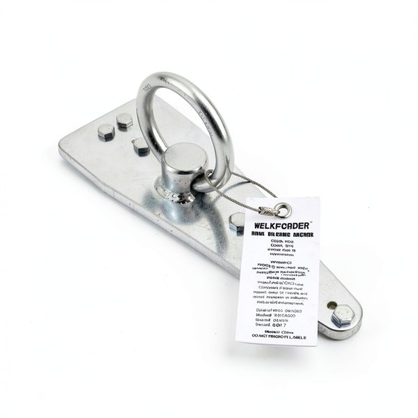 Bull Ring Roof Anchor WELKFORDER Zinc Plated Steel 50k lb-5
