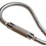 Guardian Fall Protection Pompier Hook 1850 Aluminum 3600 lb Gate-0