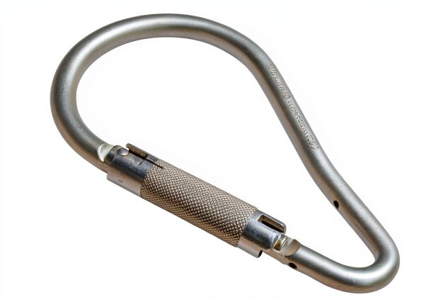 Guardian Fall Protection Pompier Hook 1850 Aluminum 3600 lb Gate-0