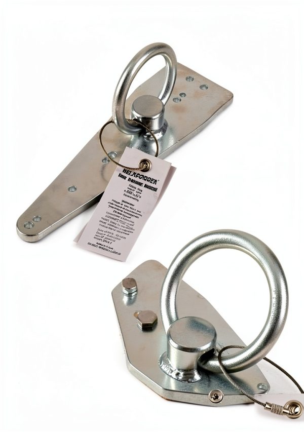 Bull Ring Roof Anchor WELKFORDER Zinc Plated Steel 50k lb-1